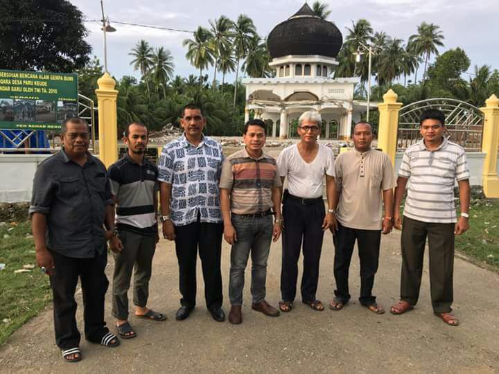 Pengurus INKINDO Aceh Kunjungi Masjid Baitul Fuqara Pidie Jaya