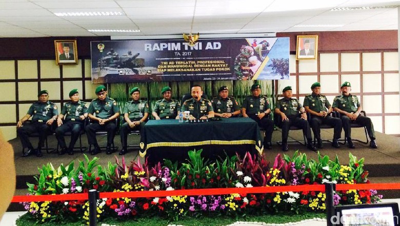 TNI AD Gelar Rapat Pimpinan Tahun Anggaran 2017