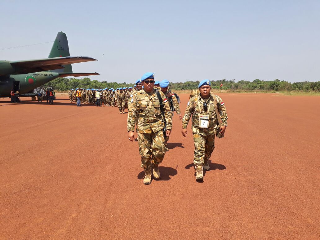 175 Prajurit TNI Konga XX-N Misi Pasukan Perdamaian tiba di Kongo