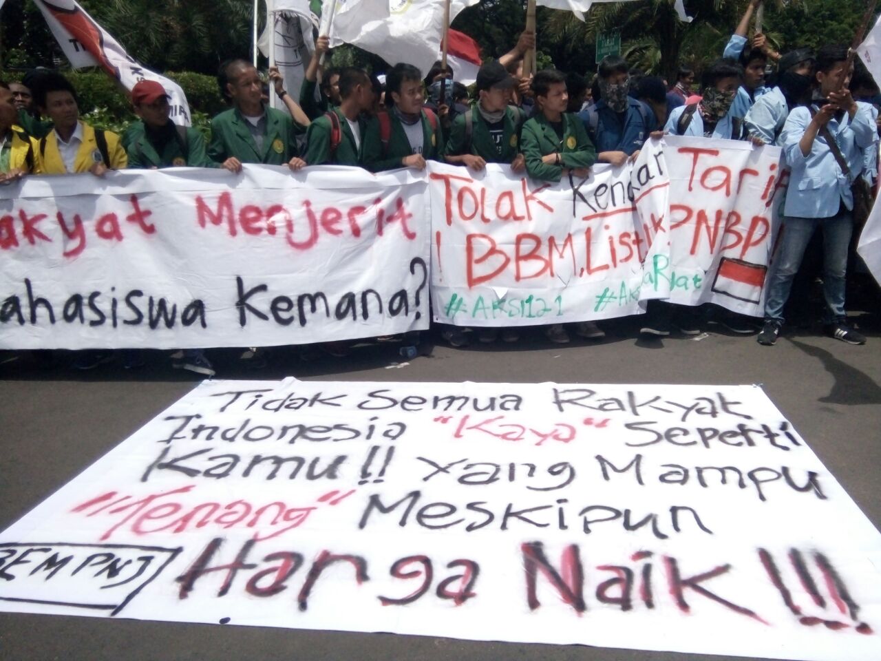 Ada Unjukrasa Mahasiswa Dihari Tenang Pilkada DKI Jakarta