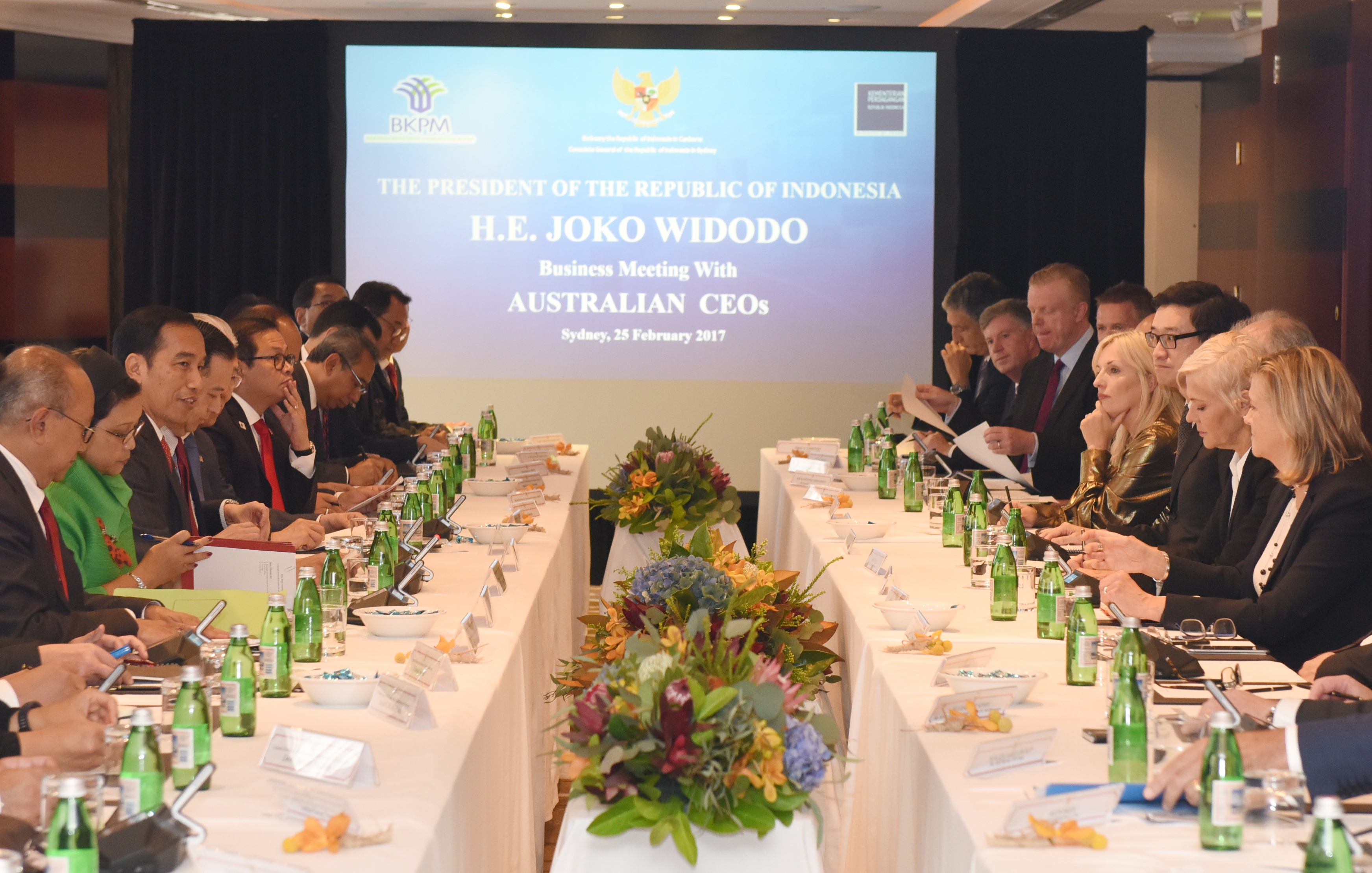Presiden Jokowi Bertemu CEO Australia