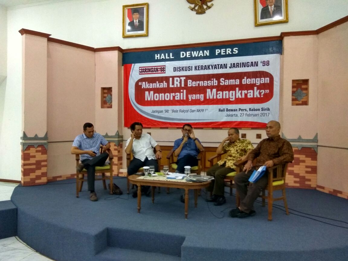 LRT Dan MRT Mangkrak, Berlawanan Dengan Kepentingan Rakyat