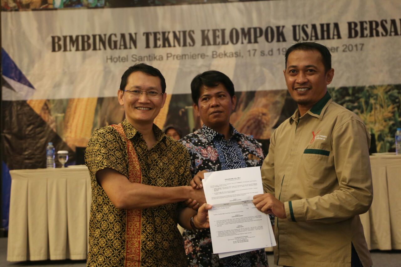 Korporasi Petani gempita MOU pembelian alat Modern