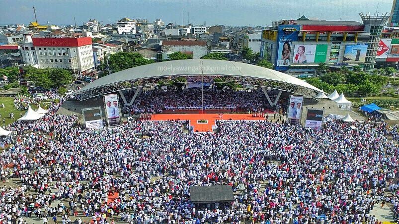 Ratusan Ribu Warga antusias sambut Deklarasi NaSSami Prof Andalan