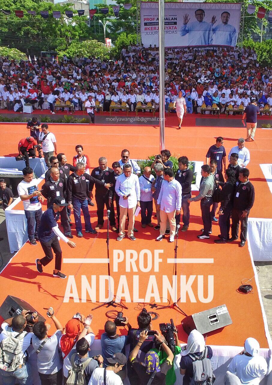 Ratusan Ribu Warga antusias sambut Deklarasi NaSSami Prof Andalan