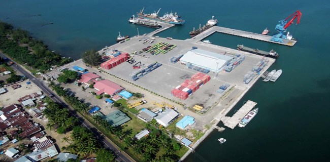 Lokasi Strategis Pulau Baai Proyeksi Pelabuhan Internasional