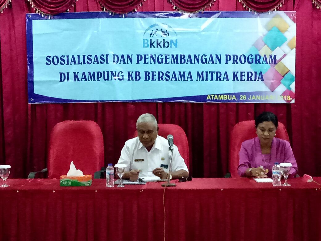 BKKBN PROVINSI NTT GELAR SOSIALISASI KAMPUNG KB DI KABUPATEN BELU