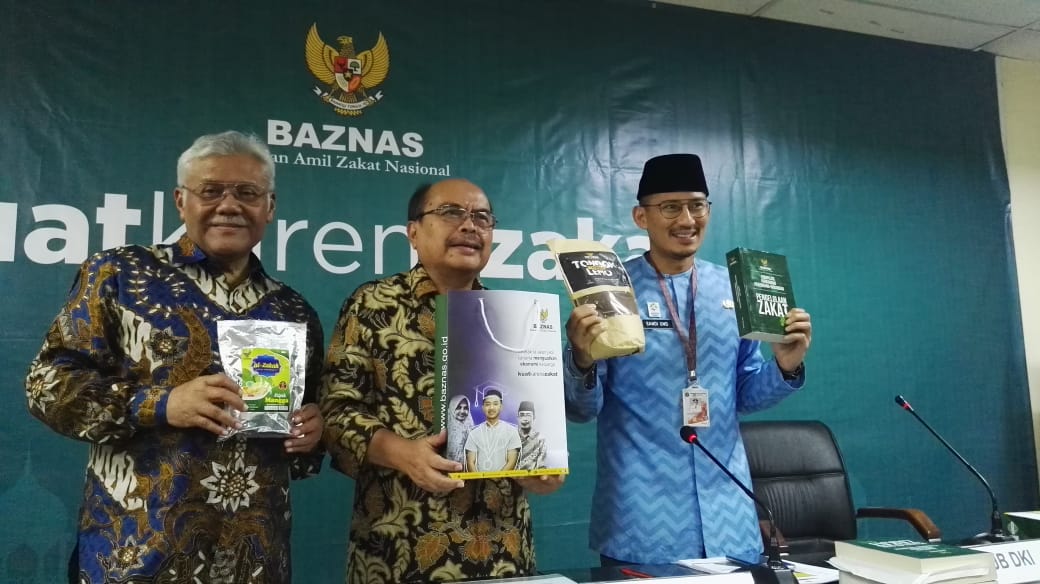 Menjelang Lebaran dan Zakat, Sandiaga Menemui Ketua BAZNAS