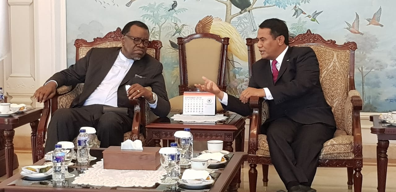 Presiden Republik Namibia Kagum Kebijakan Pertanian Indonesia