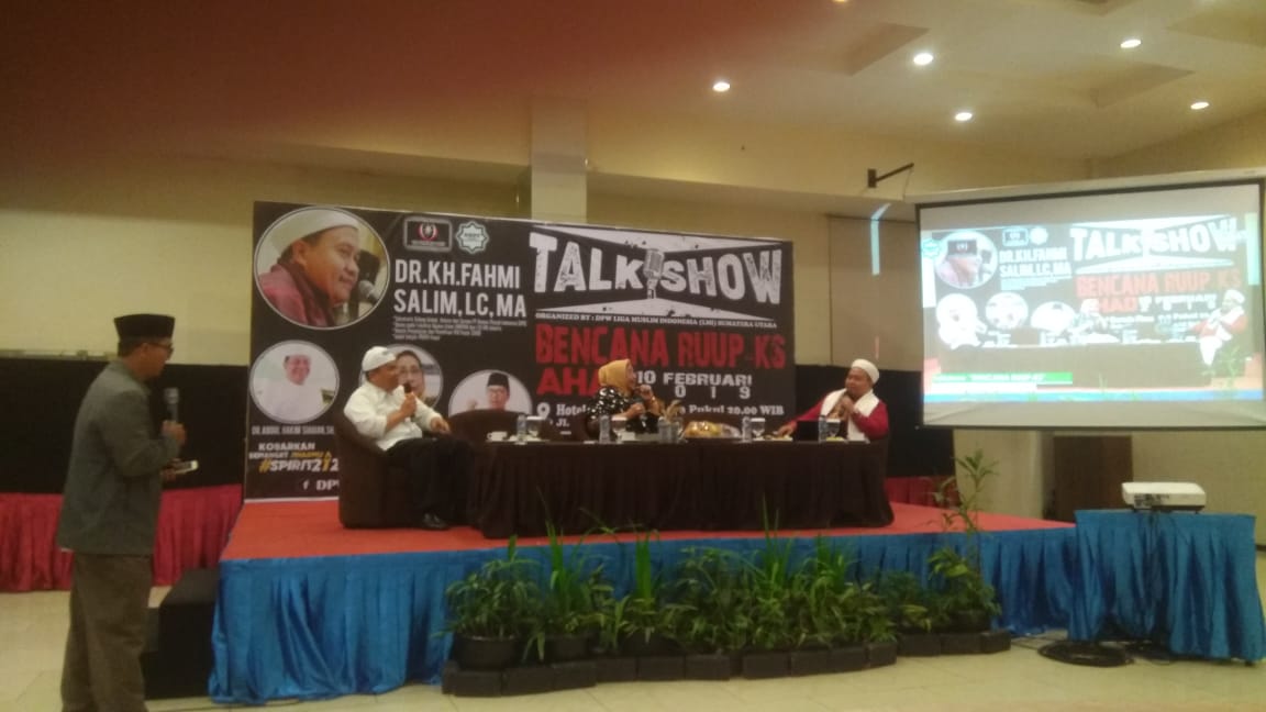 Liga Muslim Indonesia Gelar Talkshow “Bencana RUU P-KS” di Medan