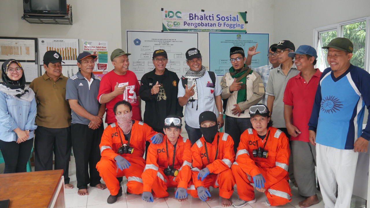 Warga Apresiasi Pengobatan Massal dan Fogging Gratis IDC