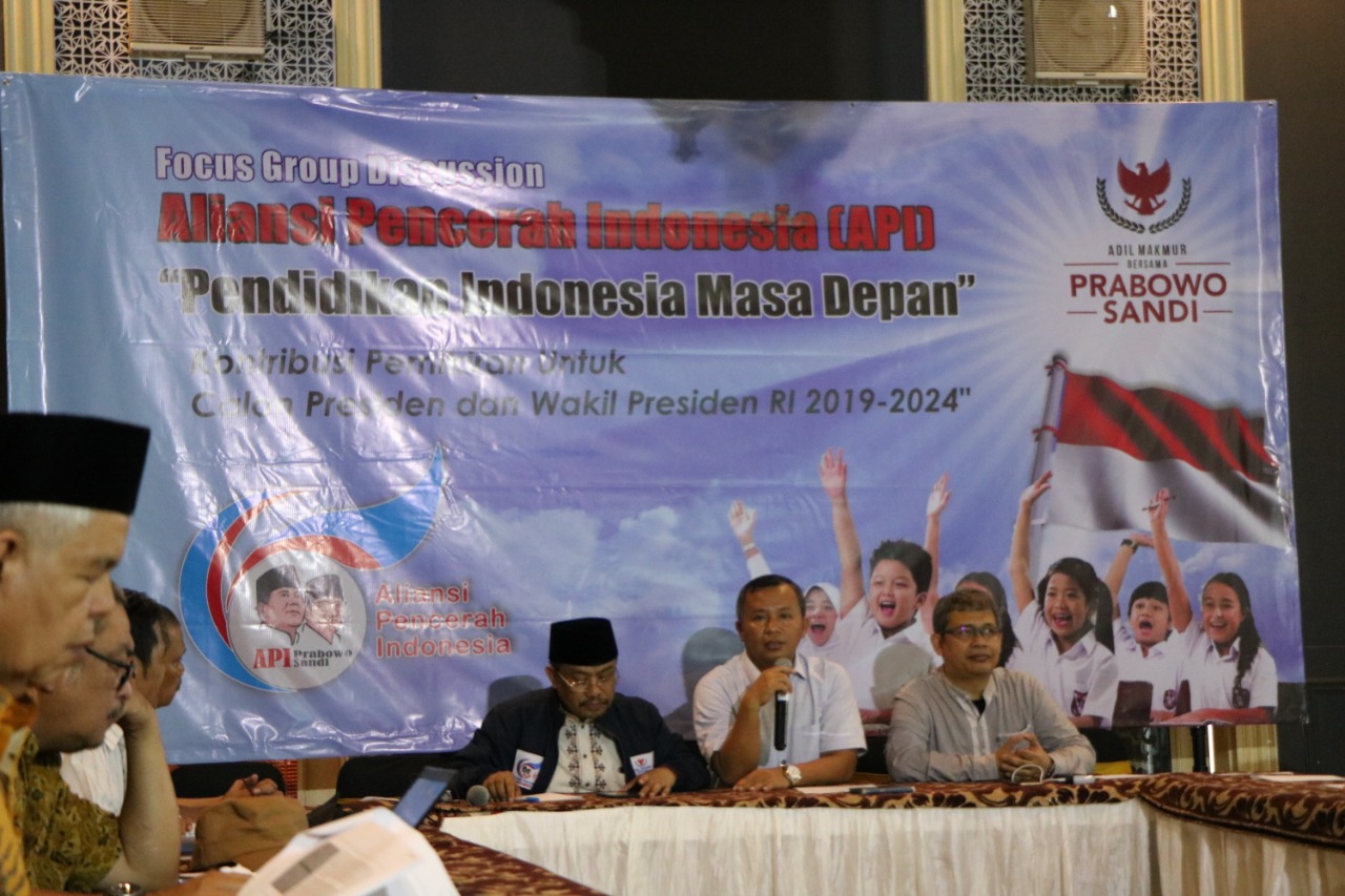 API Beri Masukan Bidang Pendidikan untuk Prabowo-Sandi