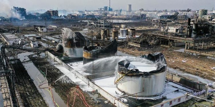 Korban Ledakan Pabrik Kimia di China Meningkat