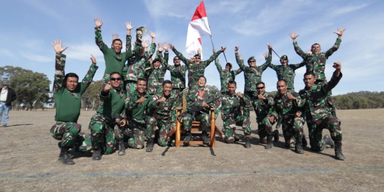 TNI AD Rebut Kembali Juara Umum Lomba Tembak AASAM Tahun 2019 di Australia