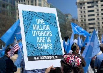 Soal Uighur, Ratusan Pengunjukrasa Desak AS Bertindak terhadap China