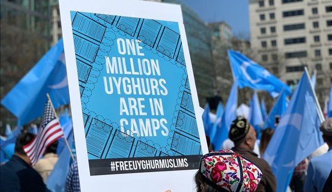 Soal Uighur, Ratusan Pengunjukrasa Desak AS Bertindak terhadap China
