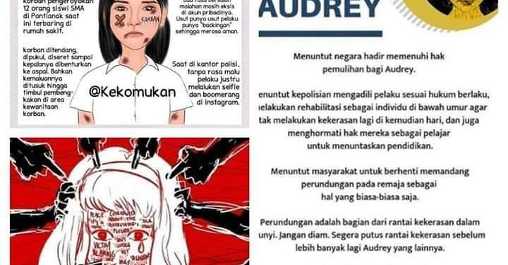 Perisakan Anak Guncang Publik, #JusticeForAudrey Jadi Trending Topik