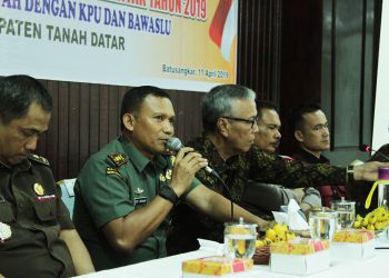Dandim 0307 Tanah Datar, Pemilu Tahun Ini Pemilu Luar Biasa