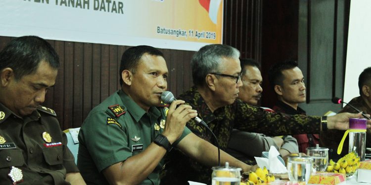 Dandim 0307 Tanah Datar, Pemilu Tahun Ini Pemilu Luar Biasa