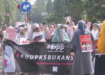 Gerakan Peduli Perempuan Gelar Aksi Penolakan RUU P-KS