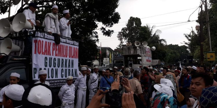 Elemen Masyarakat Bogor Gelar Aksi tolak Kecurangan Pemilu