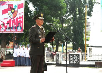 Peringati Hari Lahir Pancasila 1 Juni, Dandim 0307 Tanah Datar Bacakan Sambutan Kepala BPIP