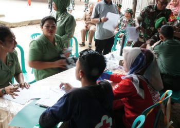Jambore Kader PPK Berprestasi Tingkat Sumbar Di Batusangkar, TNI Ikut Aksi Donor Darah