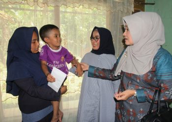 Rizki Bocah Penderita Hydrocepalus Asal Lintau Buo Utara itu, Akhirnya Diangkat Jadi Anak IKTD Lampung