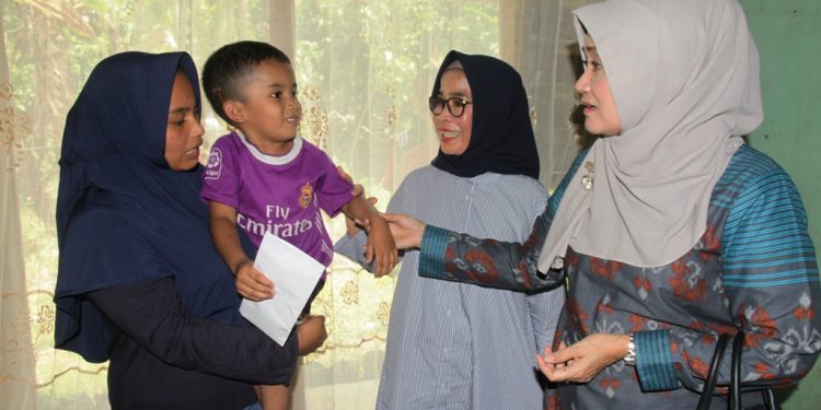 Rizki Bocah Penderita Hydrocepalus Asal Lintau Buo Utara itu, Akhirnya Diangkat Jadi Anak IKTD Lampung