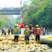 Komunitas Lingkungan Depok Upacara Bendera di Ciliwung