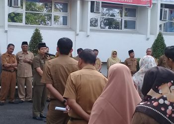 Apel Pertama, Sekda Irwandi Minta ASN Terapkan Budaya Kerja