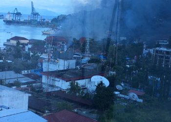 Pasca Rusuh, Sebagian Warga Jayapura Bermalam di Lantamal X