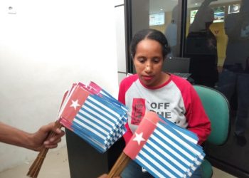 Bawa 1500 Bendera Bintang Kejora, Ketua Perindo Kota Sorong Ditangkap