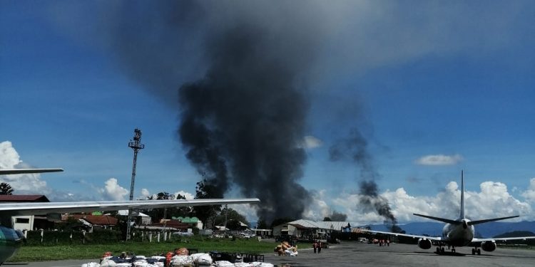 Aksi Unjuk Rasa di Wamena Berujung Rusuh