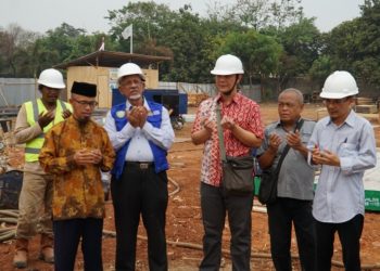 STID Natsir Pasang Tiang Pertama Asrama Mahasiswa