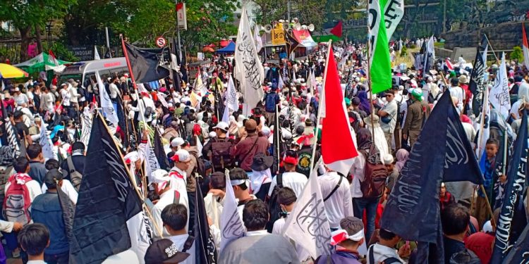 Dituding Hendak Menyusup ke Aksi Massa, 6 Orang Ditangkap