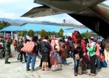 Pengungsi Wamena Capai 10 Ribu Jiwa
