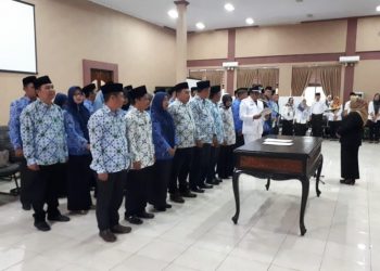 Pemkot Bengkulu Mutasi 56 ASN Golongan IV