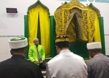 Kesultanan dan KKSS Sambut Kedatangan UBN di Bacan