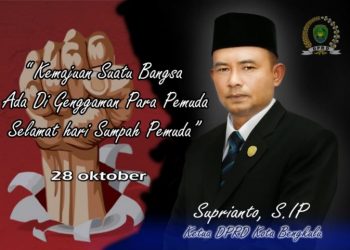 Hari Sumpah Pemuda, Suprianto: Mari Gelorakan Semangat Persatuan, Demi Indonesia Maju