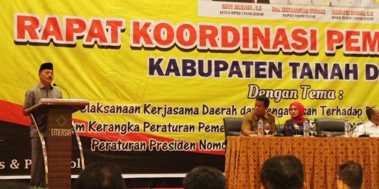 Wabup Zuldafri Darma, KSDD Diharapkan Kurangi Kesenjangan Daerah Dalam Penyediaan Sarana dan Prasarana Publik