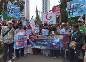 Solidaritas Uighur, WMI Care Aksi Damai di Kedubes China