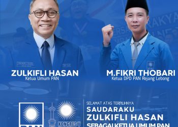 Fikri : Selamat Bang Zul, PAN Rejang Lebong Akan Bersatu Untuk Umat