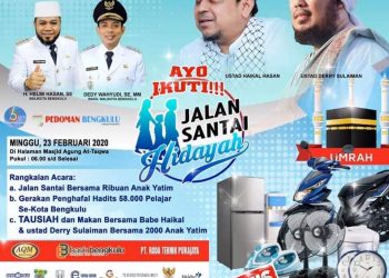 Ayo Kemasjid At-Taqwa, Sholat Subuh Dan Ikuti Jalan Santai Hidayah Bertabur Hadiah