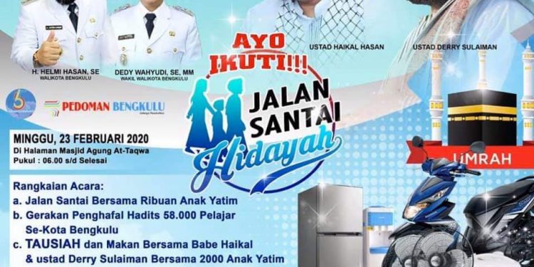 Ayo Kemasjid At-Taqwa, Sholat Subuh Dan Ikuti Jalan Santai Hidayah Bertabur Hadiah