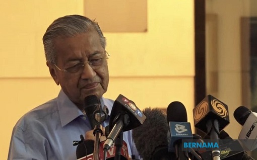 Dr Mahatir tidak mengakui Muhyiddin sebagai Perdana Menteri