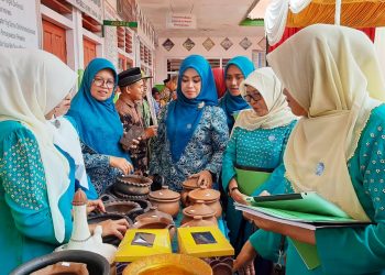 Gerabah Karya UP2K PKK Nagari Tigo Koto Rambatan Dinilai Provinsi