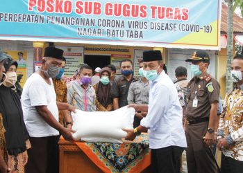 Pandemi Covid-19, Pemkab Tanah Datar Distribusikan Bantuan
