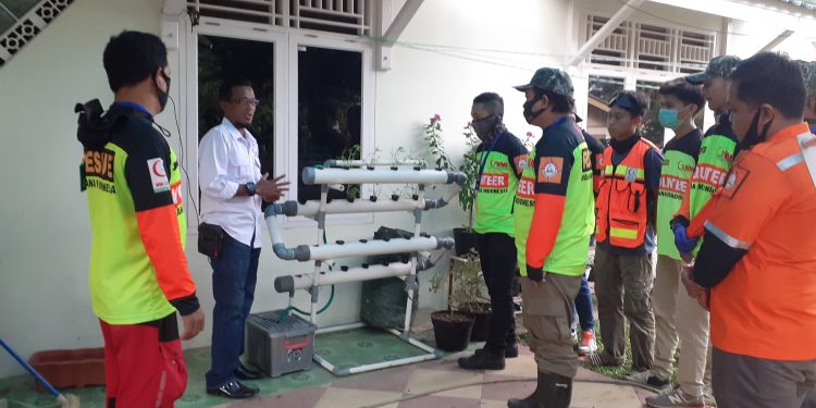 WMI Himbau Relawan dan Warga Menanam Tanaman Produktif di Pekarangan Rumah