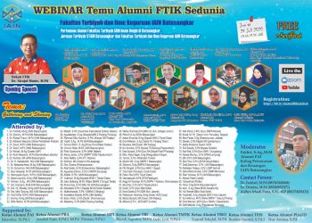 Berkiprah Diberbagai Negara, Alumni FTIK IAIN Batusangkar Bakal Temu Akbar Daring